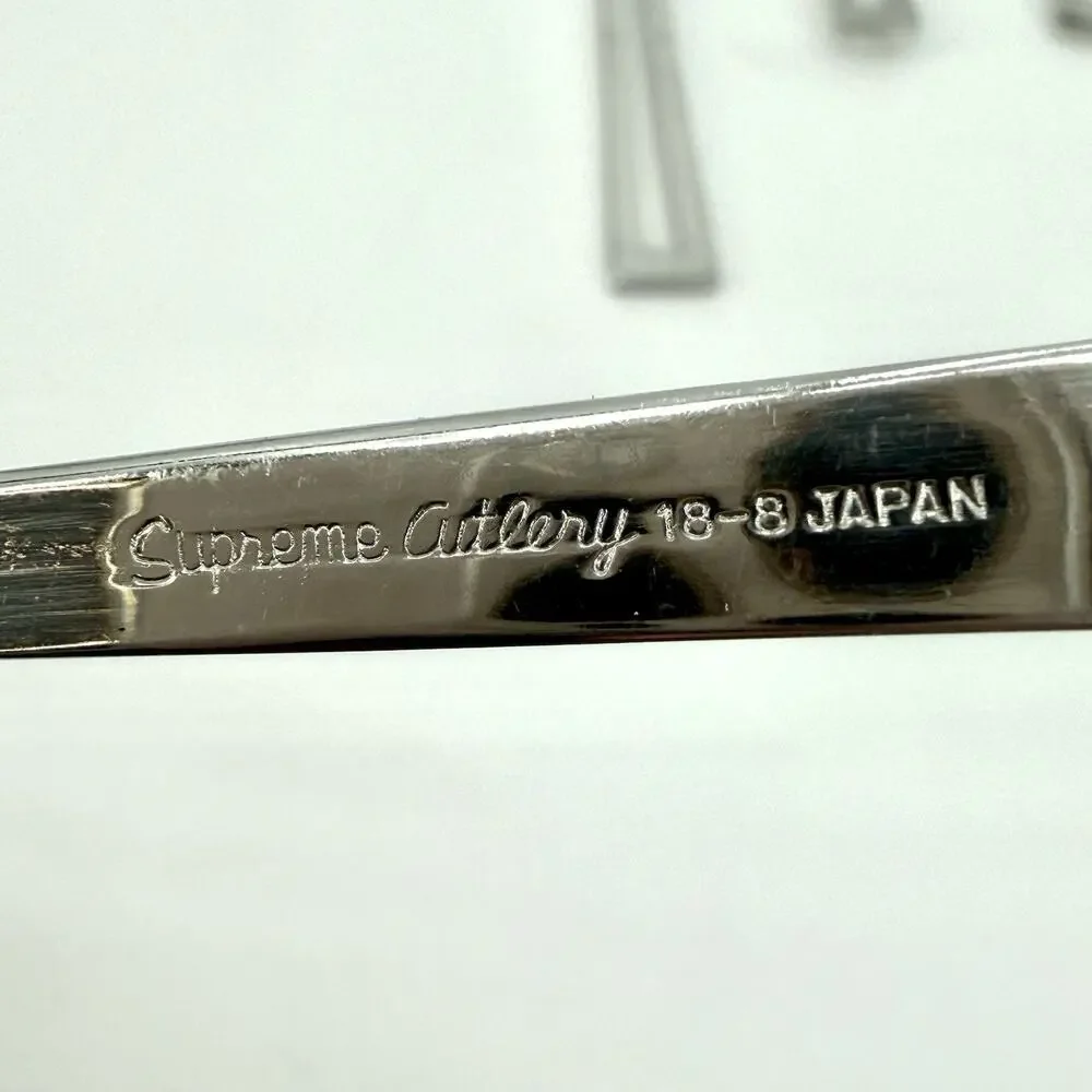 Supreme Cutlery 18/8 Stainless APERTO 4 Piece Serving Utensils 2 Forks~2 Ladles